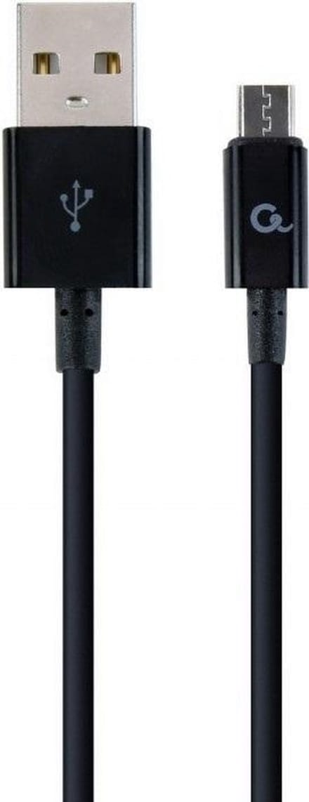 Micro-USB laad- & datakabel, 2 m, zwart