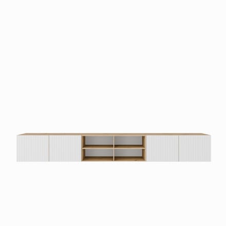 TV-kast Mio IV 300 (3x100) cm (artisan + wit)