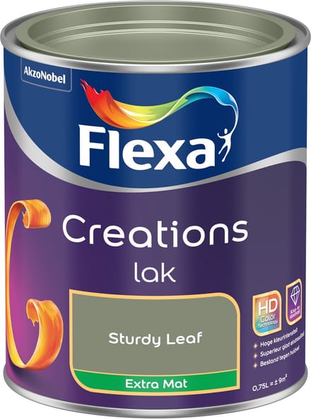 Flexa - Creations Lak Extra Mat - Sturdy Leaf - 750 Ml