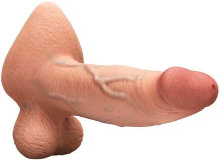b-Vibe B-vibrator Slipskin 9 inch Girthy - Huidkleur - 23 cm