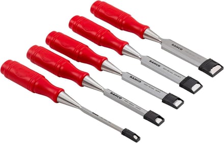 Set van 5 Steekbeitels (6 t/m 25mm) met Ergonomische Handgreep