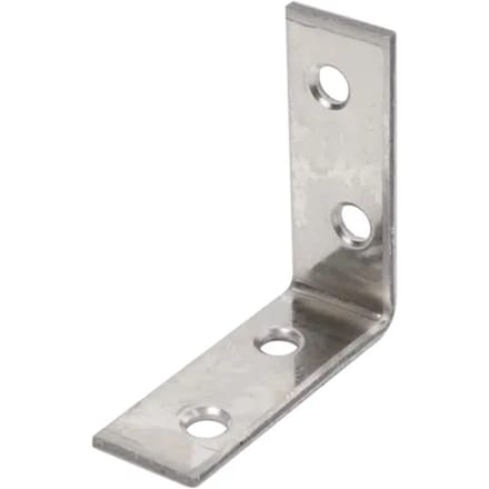 Alberts Hoekanker - Rvs - 75x75x16mm