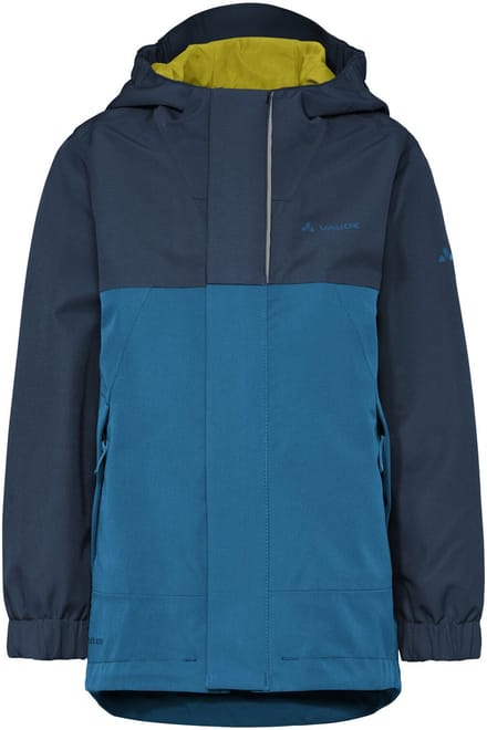 Vaude Caprea Rain Jas Blauw 134-140 cm Kinderen