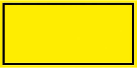 Blanco waarschuwingssticker 100 x 50 mm