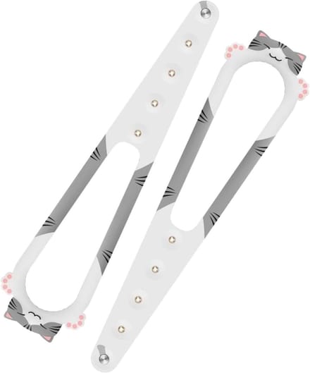 Katten Deurstopper - Kattenluikje Deur - Veilige Toegang - Verstelbare Hoogte - 31.5 cm - Grijs