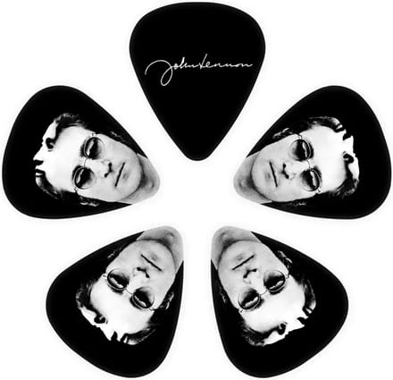 D'Addario 1CWH4-03JL John Lennon Mind Games Signature 0.70mm Plectrum 10-Pack