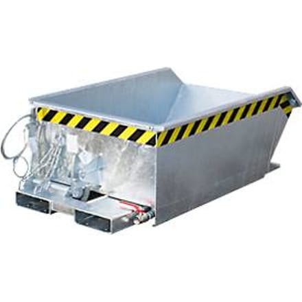 Spaanbak Bauer SMGU 270, olie- & waterdicht gelast, 270l, gegalvaniseerd