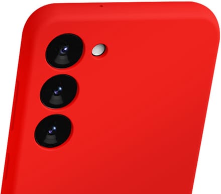 Jaym, Hoesje geschikt voor Samsung Galaxy S23 - Soft Feeling, Rood