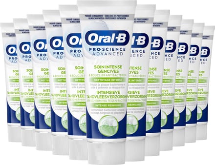 12x Oral-B Tandpasta Pro-Science Advanced Intense Reiniging 75 ml