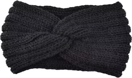 CHPN - Haarband - Hoofdband - Oorwarmer - Zwart - Hippe haarband - Hippe hoofdband - Haaraccessoire - Diadeem - Winteraccessoire