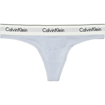 Calvin Klein Letter Jacquard Comfortabele String Dames Ondergoed Grijs 0000F3786E-CIQ S white