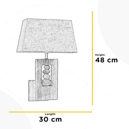 ONLI Wandlamp Miriel, textiel, hout, E27, 30 x 48 cm
