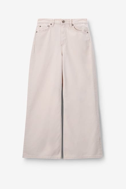 Sissy-Boy - Witte high waist wide leg jeans