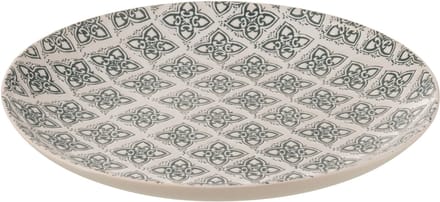 J-Line bord Decoratief Kousa - porselein - blauw/wit
