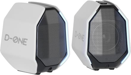 30W Gaming Luidsprekers met RGB Verlichting - Bluetooth en USB Connectiviteit voor PC, Laptop en Desktop