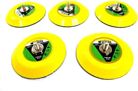 Schuurschijfhouder / schuurschijfpad 75 mm 5 stuks