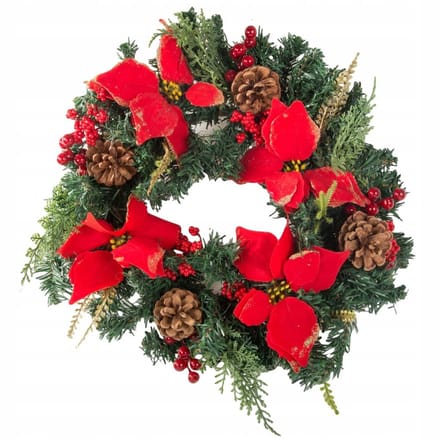 Hangzhou A Link Star - Kersthanger - Decoratieve Krans - Deurhanger - 30cm