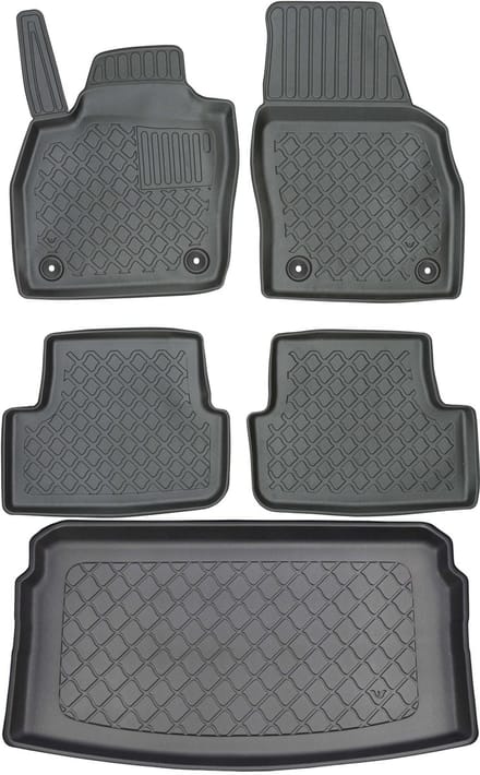 Aristar Serie - Kofferbakmat en Automatten Set - Volkswagen Polo VI Hatchback