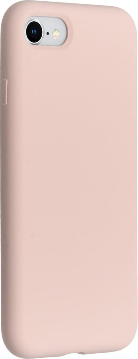 Liquid Silicone Back Cover + 9H Full Cover Screen Protector for iPhone 7+/8+ _ Roze