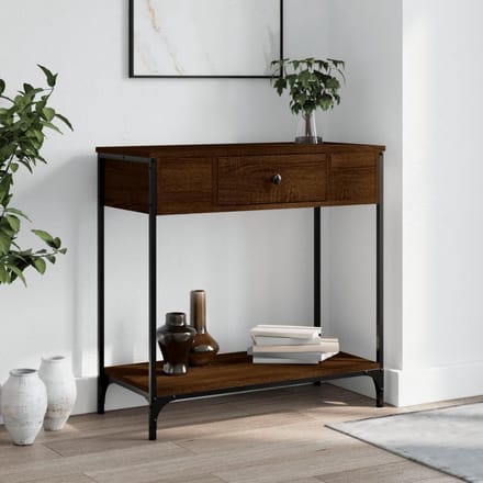 Wandtafel - Dressoir Kasten - Haltafel - Zwart - Industrieel - Design