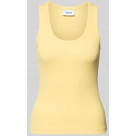 Tanktop met ribstructuur model 'FRIDA'