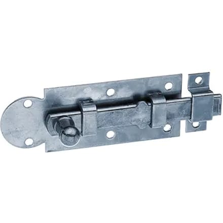 Alberts Raamgrendel Recht + Bevestigd Tegenstuk Blauw 100mm