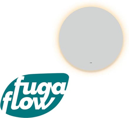 FugaFlow Eccelente Arredo Badkamerspiegel - rond - diameter 120cm - indirecte LED verlichting - spiegelverwarming - schakelaar