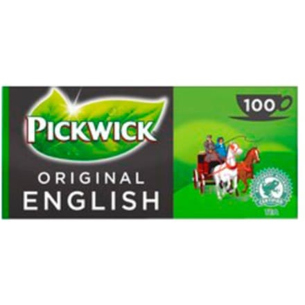 Pickwick Theezakjes Engelse Melange Met Envelop - Pak 100 zakjes x 2 gram
