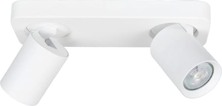 HighLight opbouwspot Oliver 2L balk - wit