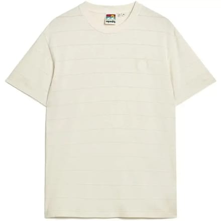 T-shirt met structuur van biologisch katoen Superdry Vintage
