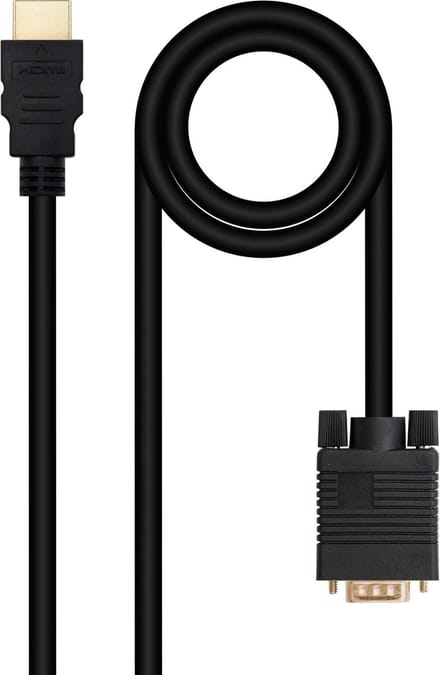 Adapter HDMI naar VGA NANOCABLE 10.15.4348 Zwart 1,8 m