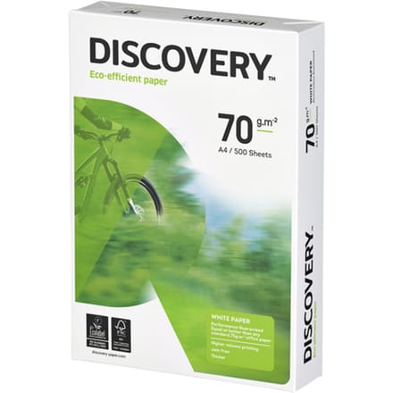 Kopieerpapier Discovery - A4 - 70gr - wit - 500 vel - FSC + ECOlabel