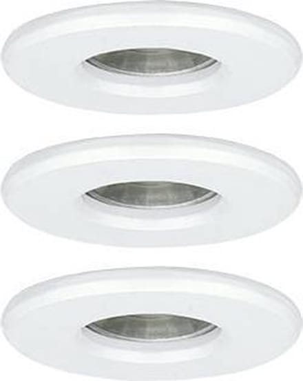 EGLO IGOA INGEBOUWD. SET IP44/IP20 3X3,3W Ø85 WIT