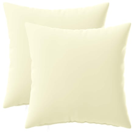 vidaXL - Kussensloop - 2 - pcs - HEERLEN - Crèmekleurig - 30 - x - 30 - cm - Polyester