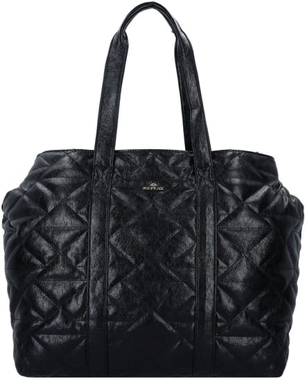 REPLAY Schoudertas Shopper Black Zwart