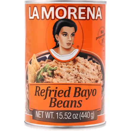 Refried bayo beans