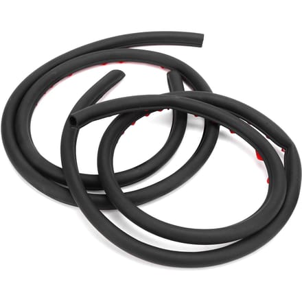 Autodeurafdichtingsstrip Grote D-Type Zelfklevend Geluiddicht Universele Auto EPDM Rubber Weerstrip black