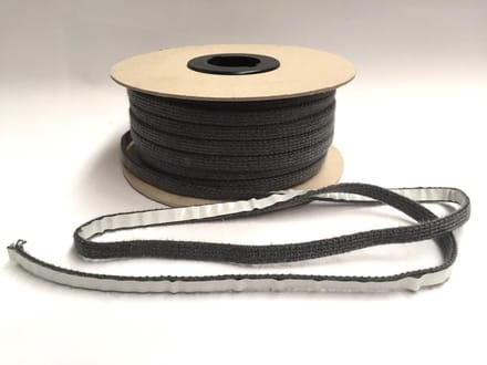 Kachelkoord - plat - 10x2mm - 1 meter - zelfklevend - glasvezelkoord