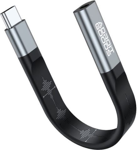 AdroitGoods Versterkte USB-C naar 3.5mm Audio Adapter – Betrouwbaar & Stijlvol