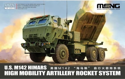 Meng Model Modelbouwpakket Ruimtevaart - MENG 72004 U.S. M142 HIMARS - High Mobility Artillery Rocket System - Militaire Truck Plastic - 1:72 - Modelbouw