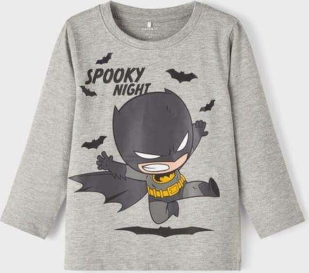 Name it T-shirt grey melange Batman - NMMSUMMI - Maat 92