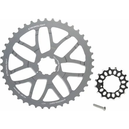 Stronglight Conversion Kit For Sram Kettingblad Zwart,Zilver 42/16t