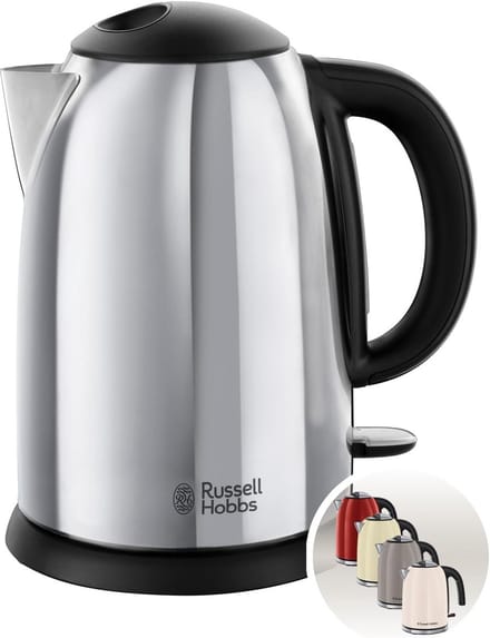 Snelle Waterkoker RVS 1.7L met Snelkookfunctie en Kalkfilter