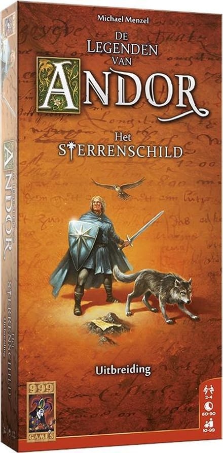 999 Games De Legenden van Andor: Het Sterrenschild Uitbreiding Bordspel - Coöperatief spel