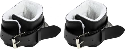 Gorilla Sports - Ankle straps - Set van 2 - Voetriemen - Kickbacks - Leer