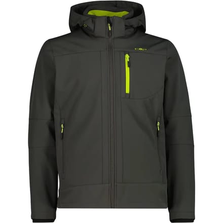 Verwarmde softshell jas met afneembare capuchon CMP