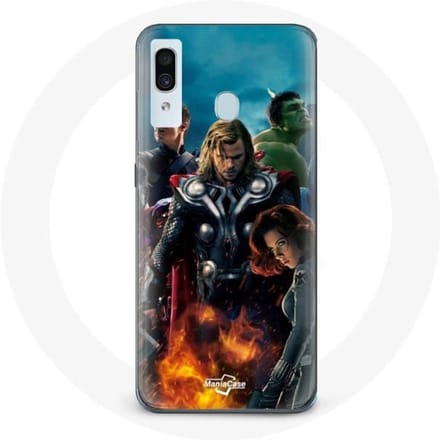 Coque pour Samsung Galaxy A20 Avengers film de super héros