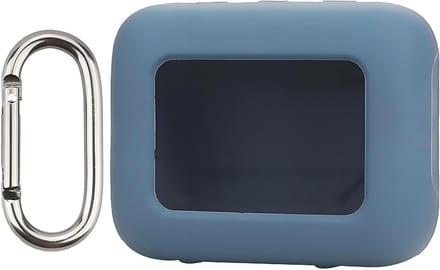 Draagbare Shockproof Liquid Silicone Case voor Bluetooth Speaker met Carabiner - Blauw, Bescherming en Gemak