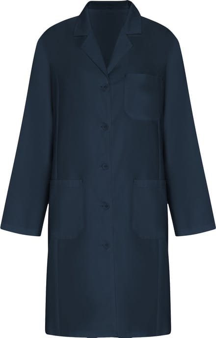 Navy Blauw Premium Dames labjas met revers maat XL