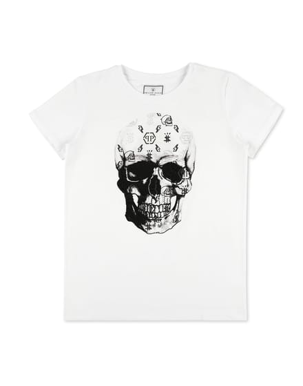 T-Shirt Ronde Hals Ss Skull